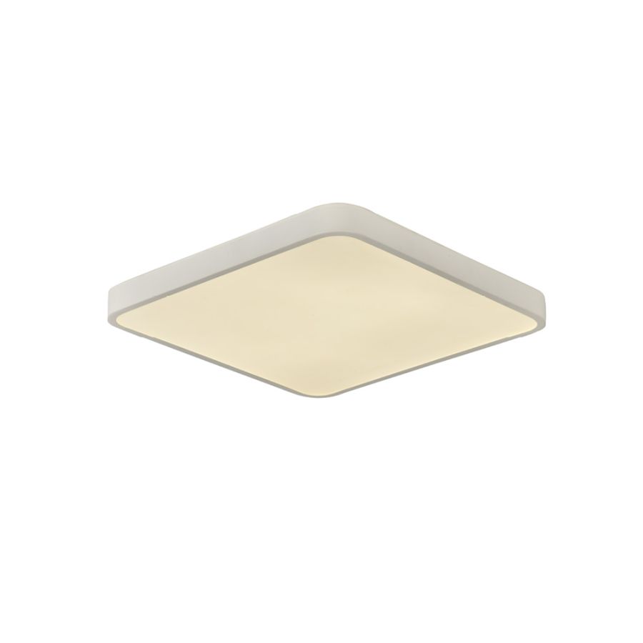 InLight Πλαφονιέρα οροφής LED 96W 3CCT by switch on base από λευκό μέταλλο και ακρυλικό D:50cm 42034-White